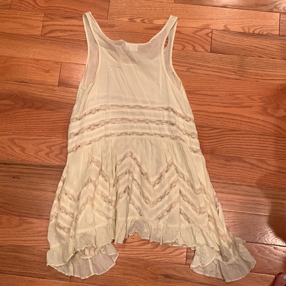 Free People voile and lace trapeze slip in cream size xs - Picture 3 of 3